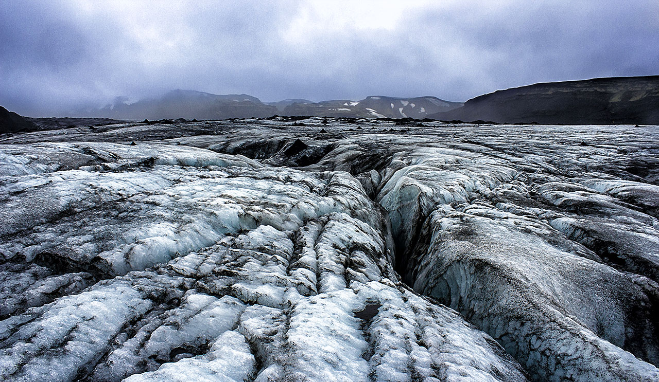 Hiking On An Iceland Glacier 