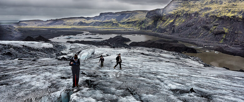 Iceland glacier walk
