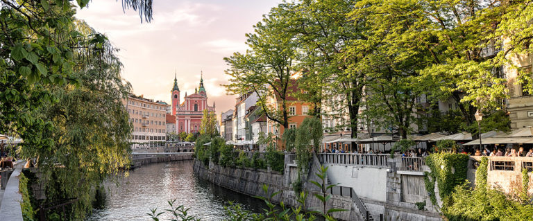 Hanging out in Ljubljana