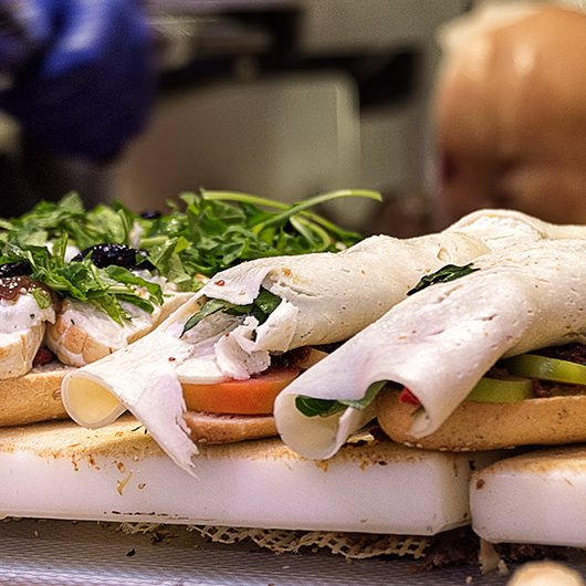 Sicily Siracusa market sandwich
