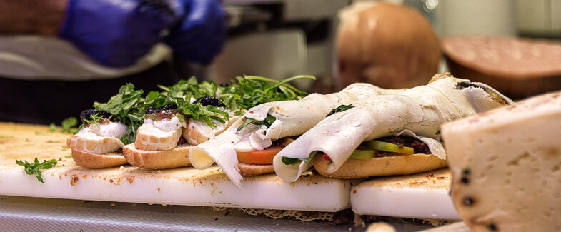 Sicily Siracusa market sandwich